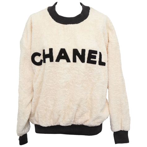 chanel green sweatshirt|vintage Chanel sweater.